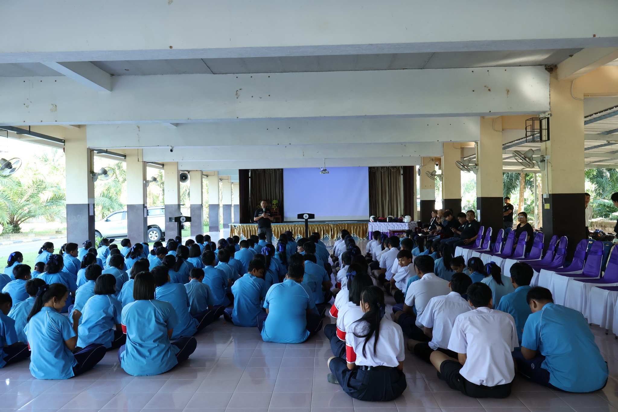 ร่วมโครงการการฝึกอบรมเยาวชนขับขี่ปลอดภัยเสริมสร้างวินัยจราจร ประจำปีงบประมาณ พ.ศ. 2569 รุ่นที่ 1