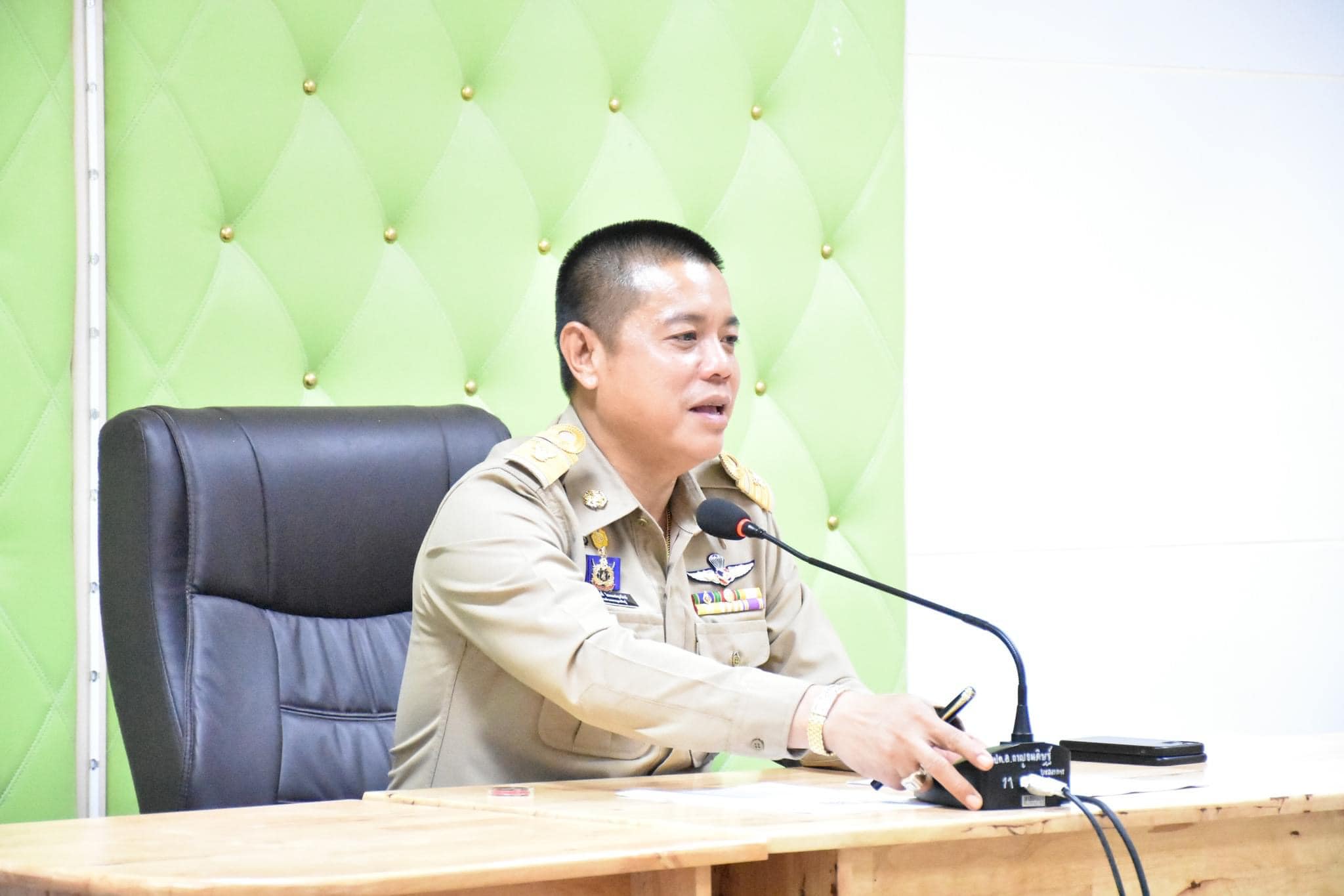 ประชุมหัวหน้าส่วนราชการ  ครั้งที่ 8/2565 ประจำเดือนกันยายน 2565